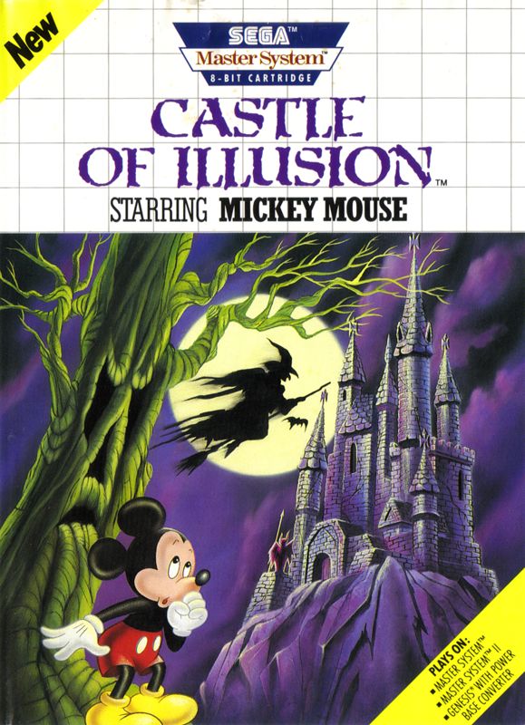 Castle Of Illusion Starring Mickey Mouse box art for Sega Game Gear